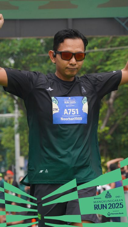 Race photo from Mangkunegaran Run 2025