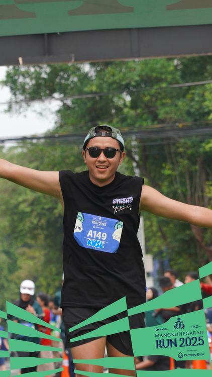 Race photo from Mangkunegaran Run 2025