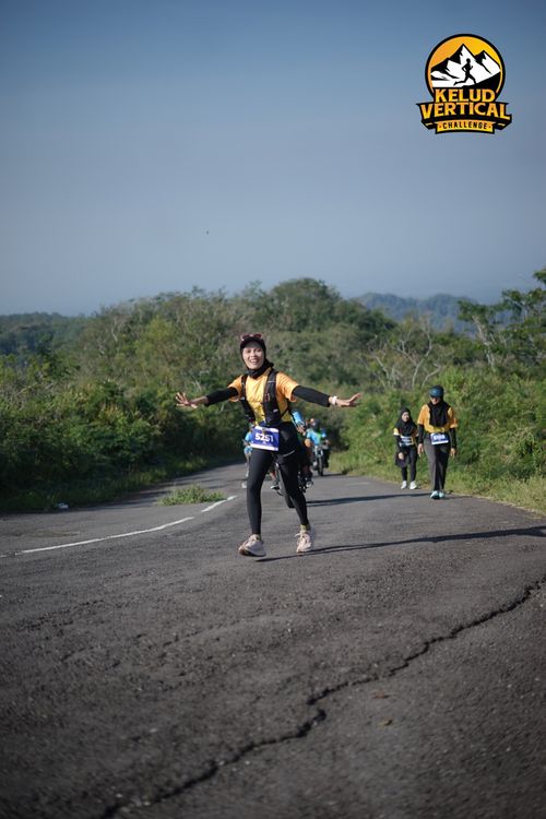 Race photo from Kelud Vertical Challenge 2024