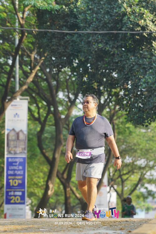 Race photo from BAF LIONS RUN 2024