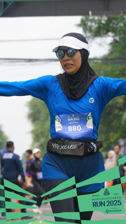 Race photo from Mangkunegaran Run 2025