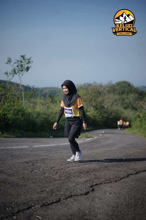 Race photo from Kelud Vertical Challenge 2024