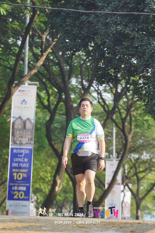Race photo from BAF LIONS RUN 2024