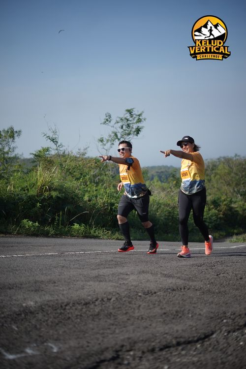 Race photo from Kelud Vertical Challenge 2024