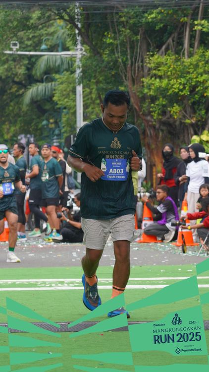 Race photo from Mangkunegaran Run 2025