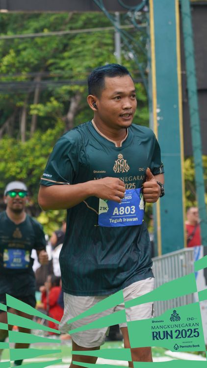 Race photo from Mangkunegaran Run 2025