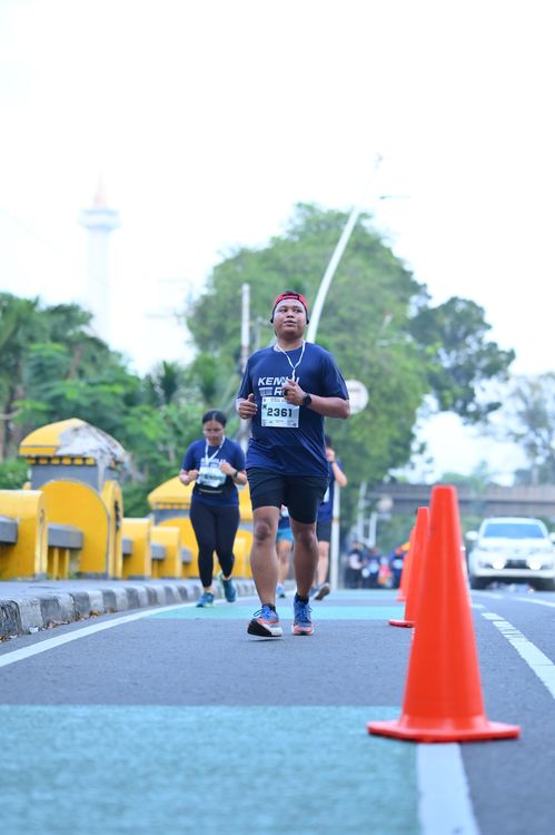 Race photo from KEMLU RUN 2025