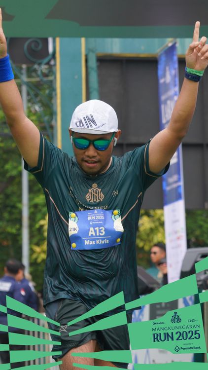 Race photo from Mangkunegaran Run 2025