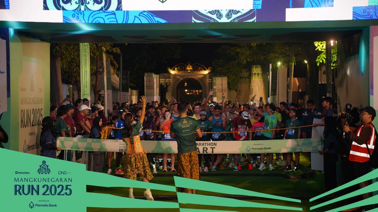 Race photo from Mangkunegaran Run 2025