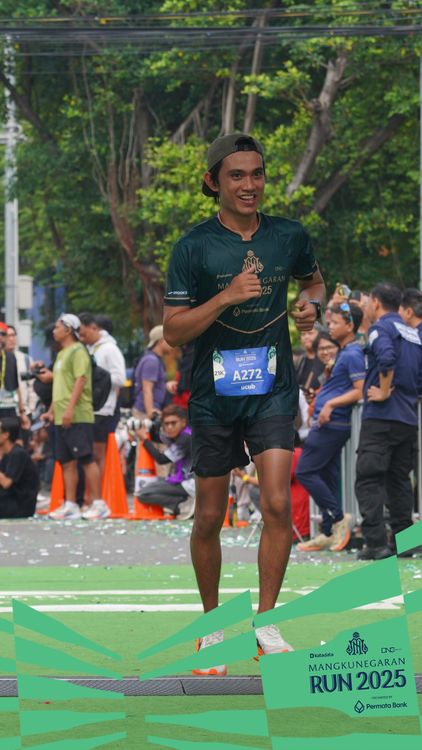 Race photo from Mangkunegaran Run 2025