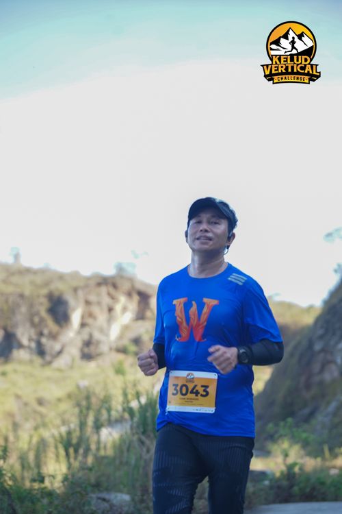Race photo from Kelud Vertical Challenge 2024