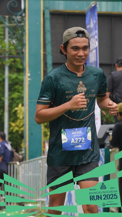 Race photo from Mangkunegaran Run 2025