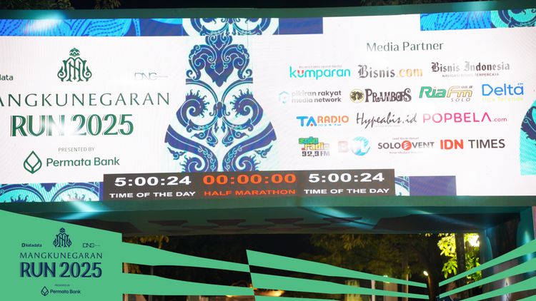 Race photo from Mangkunegaran Run 2025