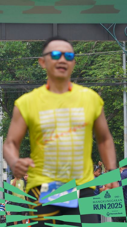 Race photo from Mangkunegaran Run 2025