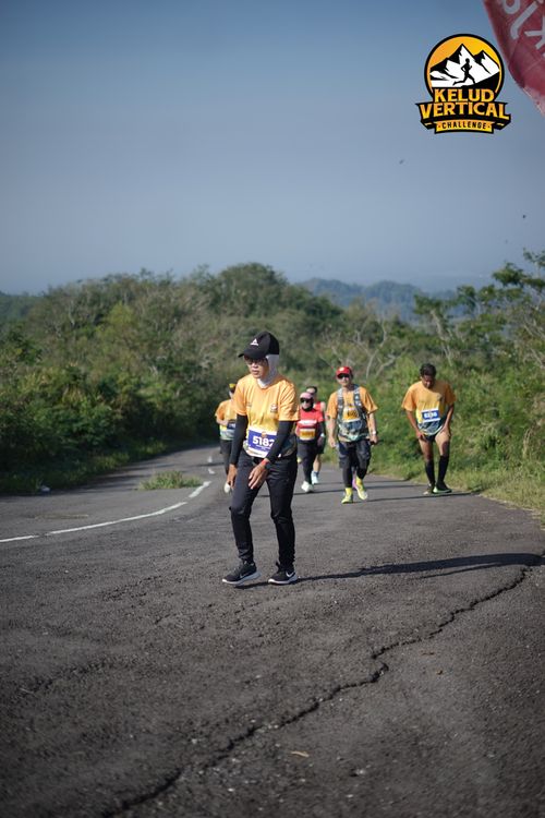 Race photo from Kelud Vertical Challenge 2024