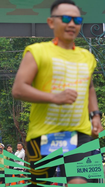 Race photo from Mangkunegaran Run 2025