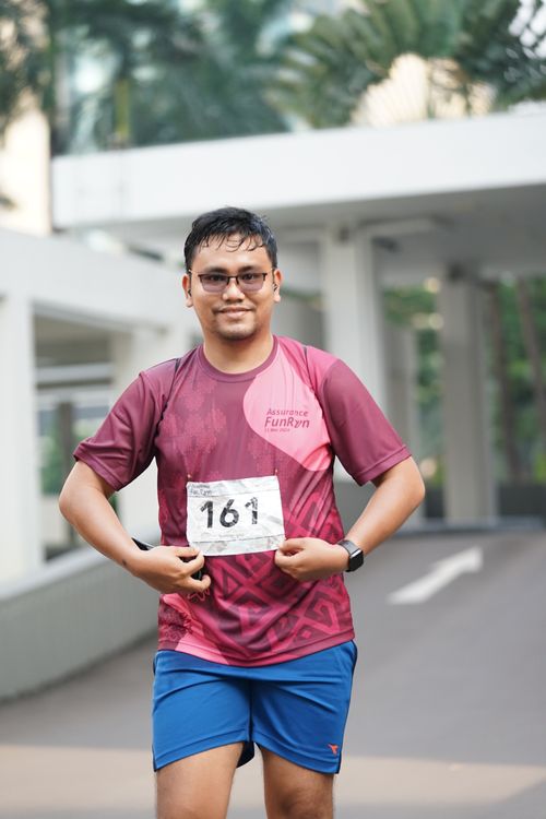 Race photo from Assurance Fun Run 2024