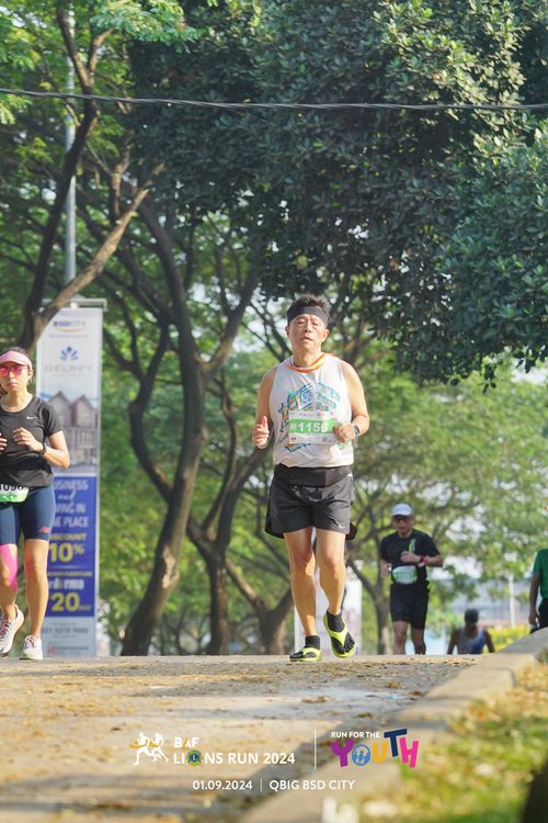 Race photo from BAF LIONS RUN 2024