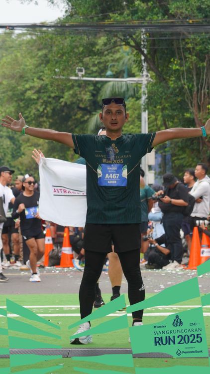 Race photo from Mangkunegaran Run 2025