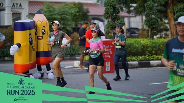 Race photo from Mangkunegaran Run 2025