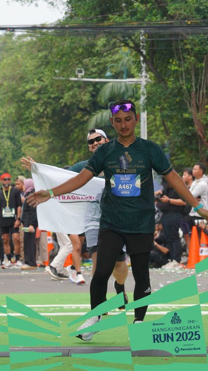 Race photo from Mangkunegaran Run 2025