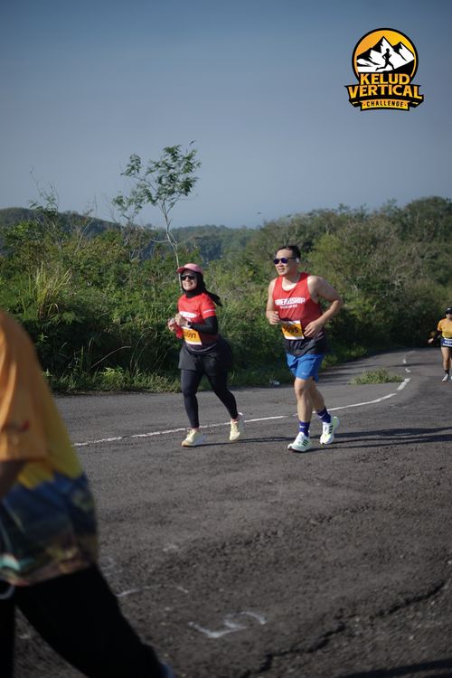 Race photo from Kelud Vertical Challenge 2024