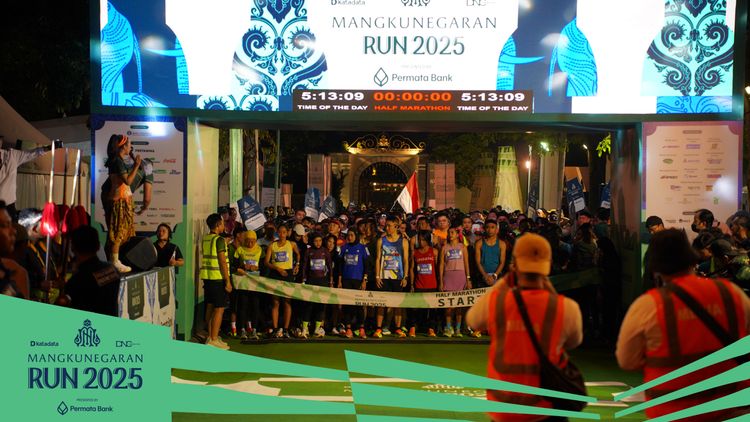 Race photo from Mangkunegaran Run 2025