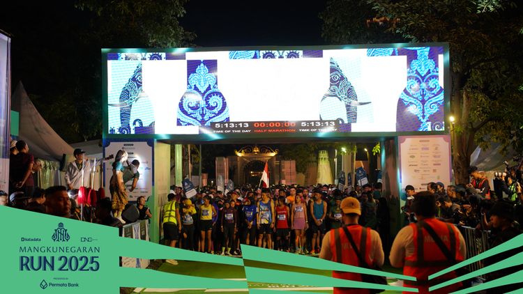 Race photo from Mangkunegaran Run 2025