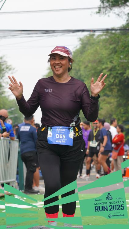 Race photo from Mangkunegaran Run 2025