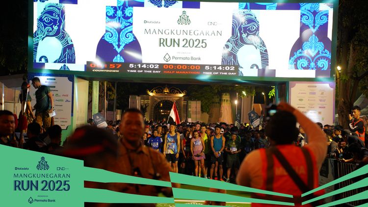 Race photo from Mangkunegaran Run 2025