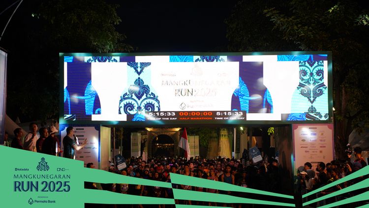 Race photo from Mangkunegaran Run 2025