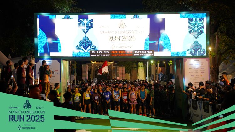 Race photo from Mangkunegaran Run 2025