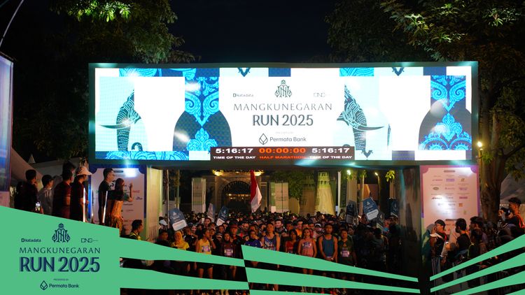 Race photo from Mangkunegaran Run 2025