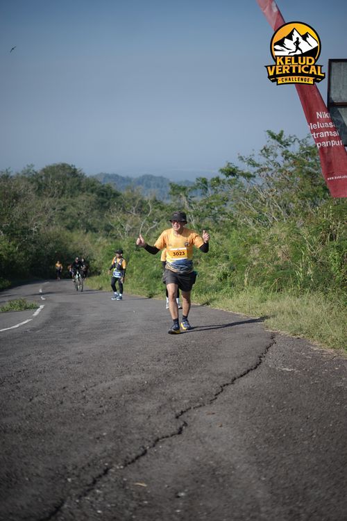 Race photo from Kelud Vertical Challenge 2024