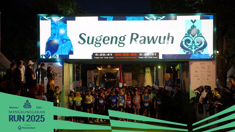 Race photo from Mangkunegaran Run 2025