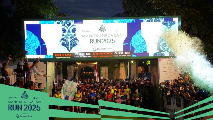 Race photo from Mangkunegaran Run 2025