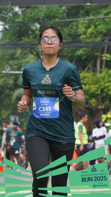 Race photo from Mangkunegaran Run 2025