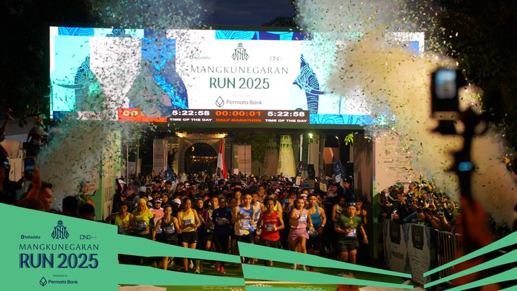 Race photo from Mangkunegaran Run 2025