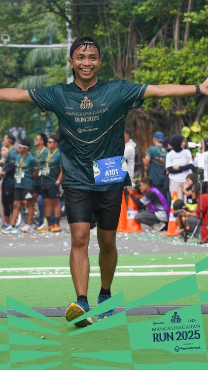 Race photo from Mangkunegaran Run 2025