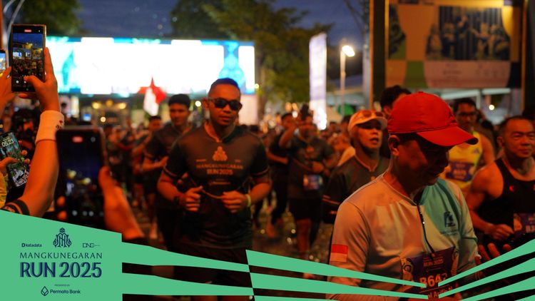 Race photo from Mangkunegaran Run 2025