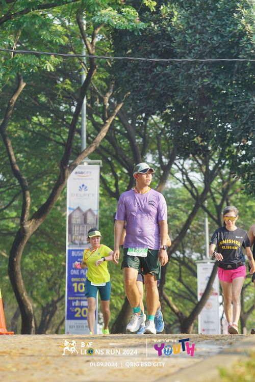 Race photo from BAF LIONS RUN 2024