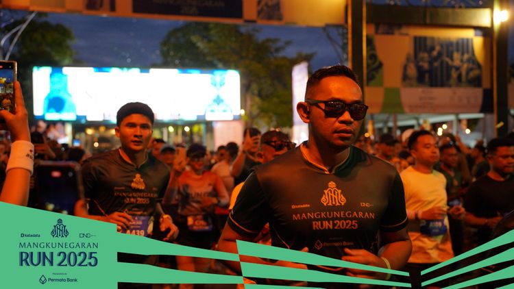 Race photo from Mangkunegaran Run 2025