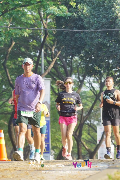 Race photo from BAF LIONS RUN 2024
