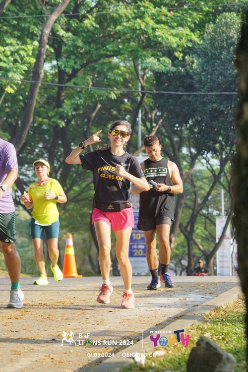 Race photo from BAF LIONS RUN 2024