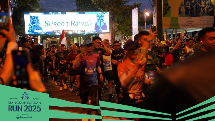 Race photo from Mangkunegaran Run 2025