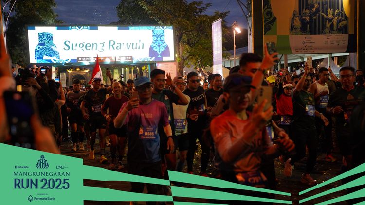 Race photo from Mangkunegaran Run 2025