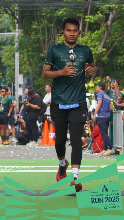 Race photo from Mangkunegaran Run 2025