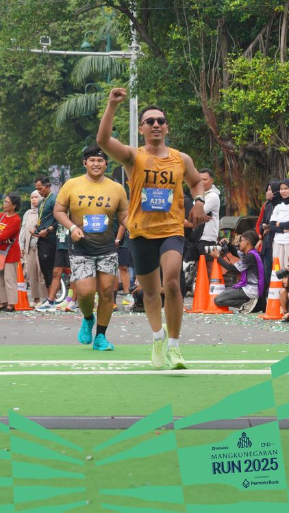 Race photo from Mangkunegaran Run 2025
