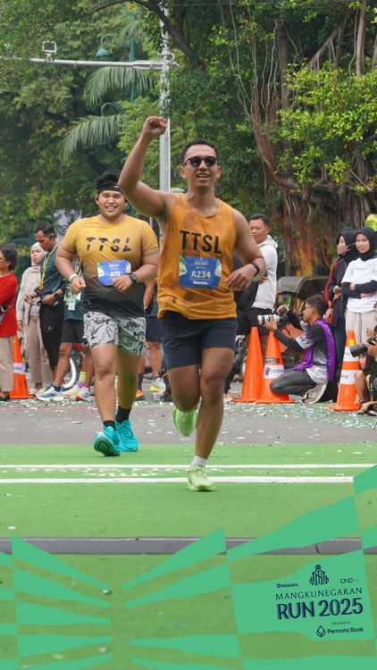 Race photo from Mangkunegaran Run 2025