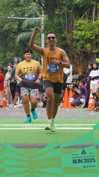 Race photo from Mangkunegaran Run 2025